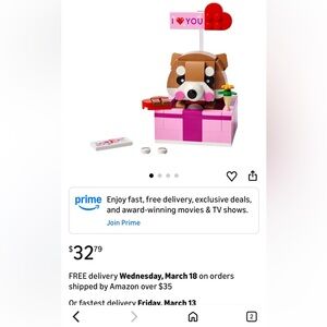 LEGO limited edition love gift box set unopened